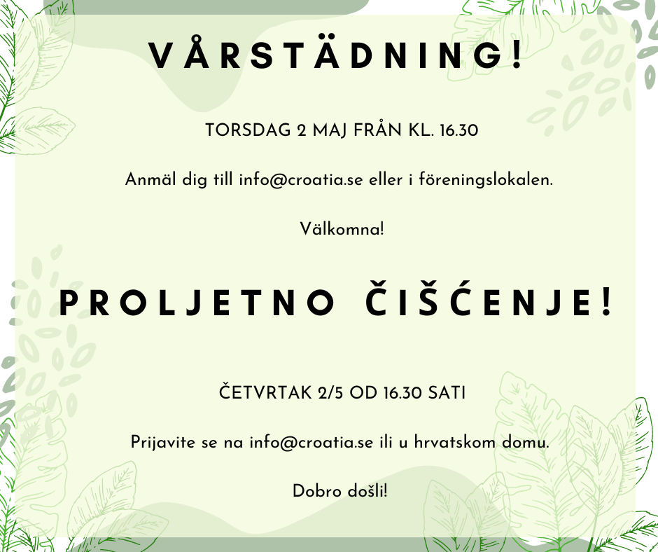 You are currently viewing Vårstädning 2 maj